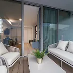 Joivy Stylish Waterfront With Balcony & Parking In *